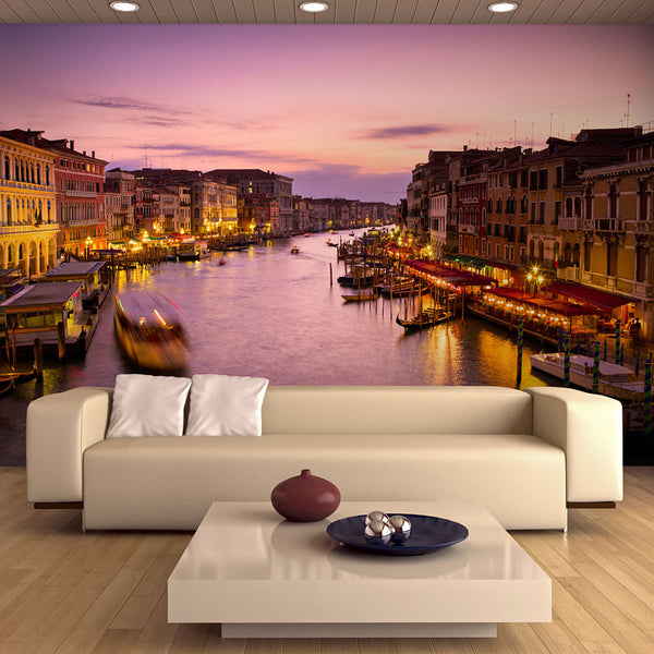 sconto Fototapete – Venedig Stadt der Liebenden bei Nacht 450x270cm Erroi