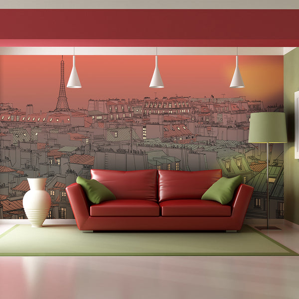 Fototapete XXL - Aurora über Paris 550x270cm Erroi sconto