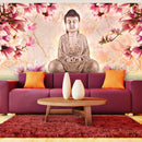 Fotomurale - Buddha e Magnolia 550X270 cm Carta da Parato Erroi-1