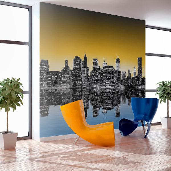 prezzo Fototapete – Sunny Glow Over New York 350x270cm Erroi