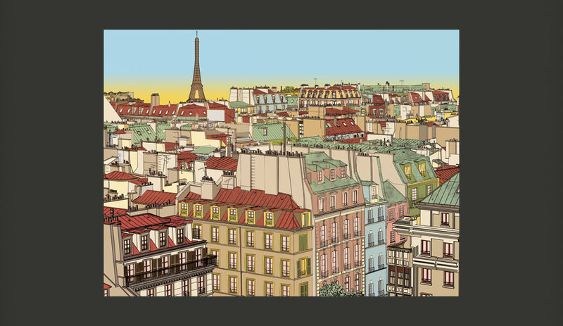 Fotomurale - Buongiorno Parigi! 350X270 cm Carta da Parato Erroi-2