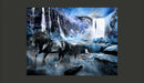 Fotomurale - Cascata Nel Colore Dello Zaffiro 350X270 cm Carta da Parato Erroi-2