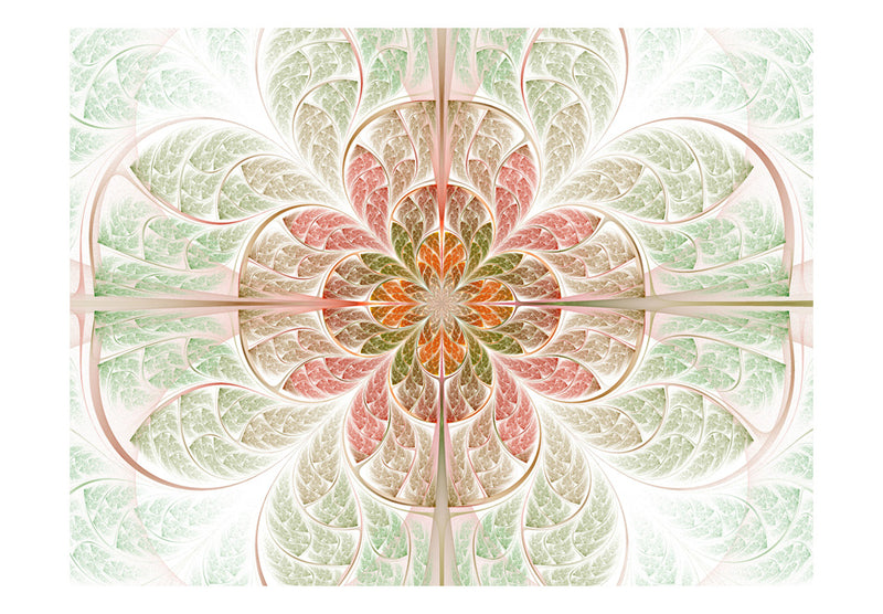 Carta da Parati Fotomurale - Fractal Flower 200x154 cm Erroi-2