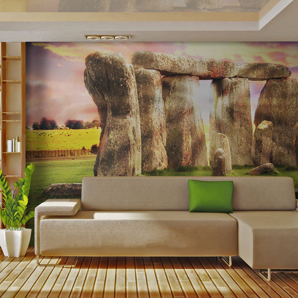 sconto Fototapete - Magische Megalithen Stonehenge Wallpaper Erroi