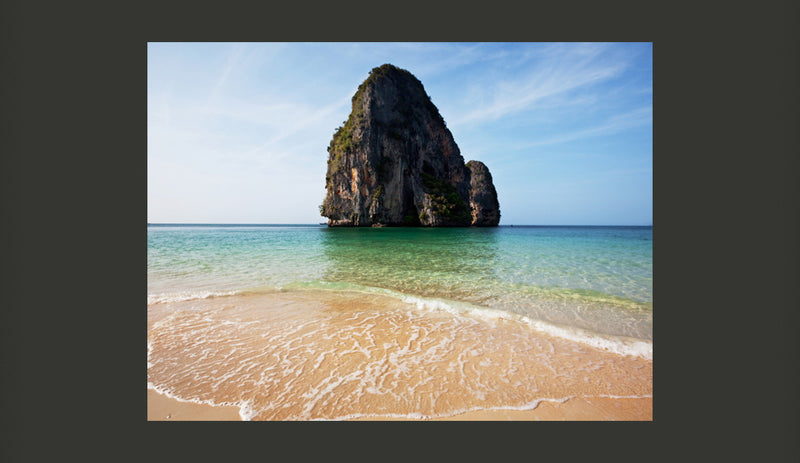 Fotomurale - Rock Formation By Shoreline, Andaman Sea, Thailand 200X154 cm Carta da Parato Erroi-2