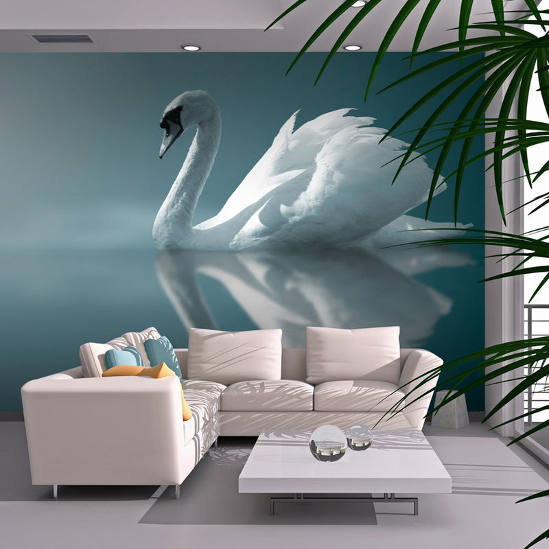 Fotomurale - Cigno Bianco 200X154 cm Carta da Parato Erroi-1