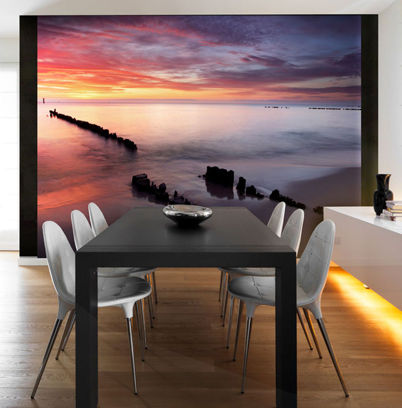 Fotomurale - L'Alba Sul Mar Baltico 200X154 cm Carta da Parato Erroi-1