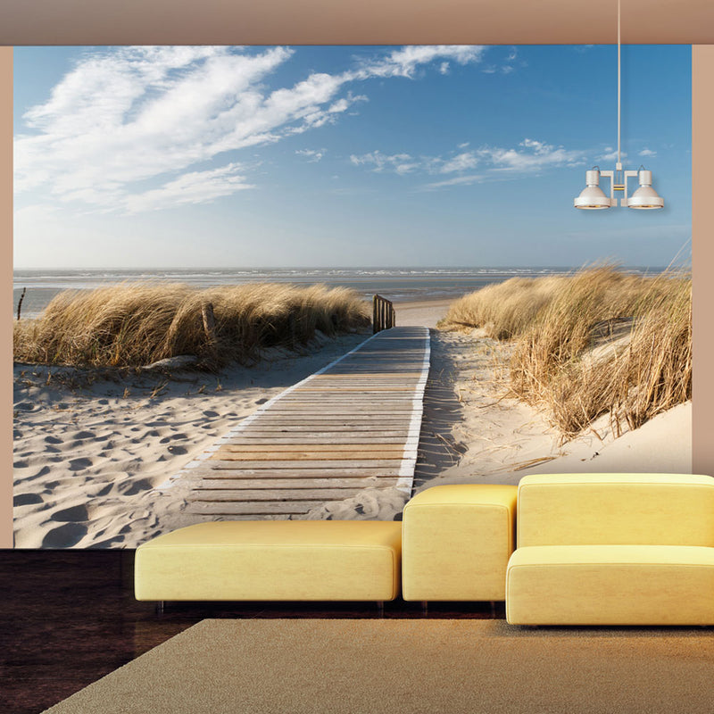 Fotomurale - Spiaggia Del Mare Del Nord, Langeoog 200X154 cm Carta da Parato Erroi-1