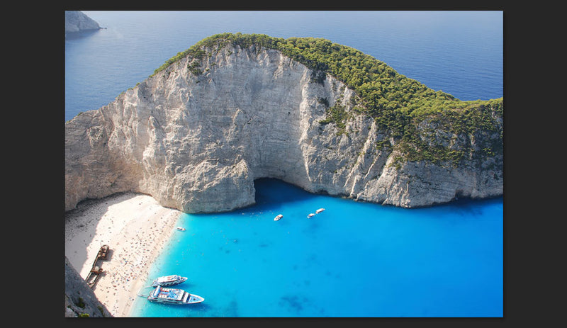 Fotomurale - Zakynthos: La Baia Del Naufragio 200X154 cm Carta da Parato Erroi-2