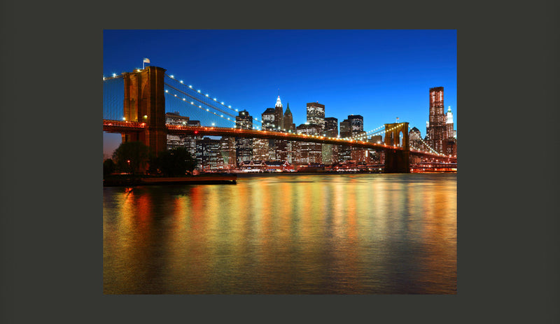 Fotomurale - Crepuscolo Sopra Il Ponte di Brooklyn 200X154 cm Carta da Parato Erroi-2