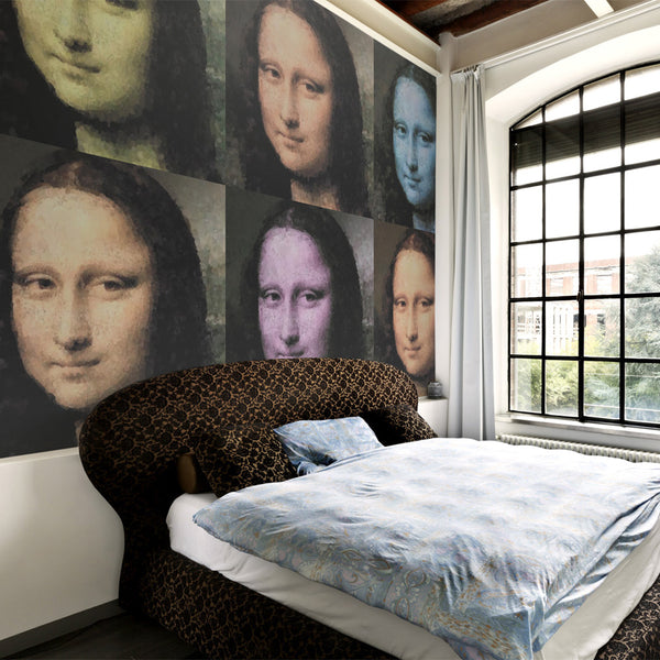 Fototapete – Das Geheimnis des Lächelns der Mona Lisa 200x154cm Erroi acquista