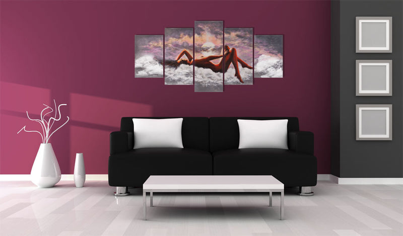 Quadro - Nuda tra Le Nuvole 100X50Cm Erroi-2