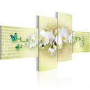 Quadro - Orchidea Dai Colori Pastello 100X45Cm Erroi-1