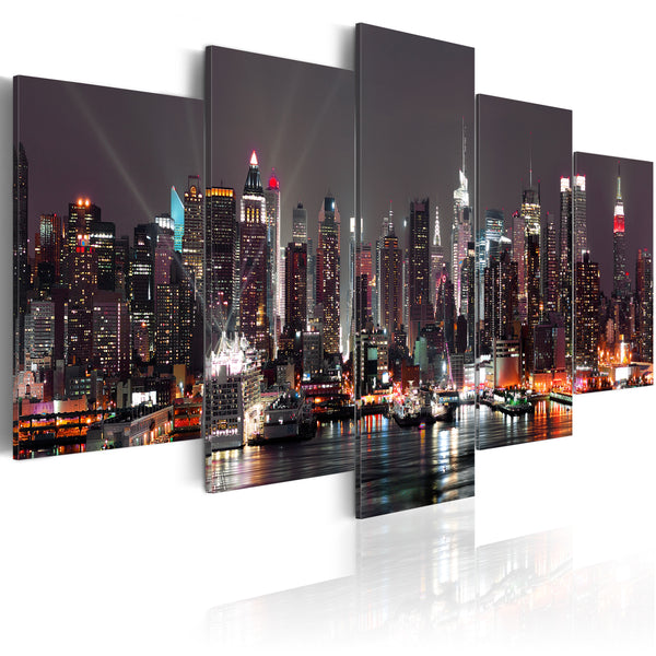 Plakat - Manhattan bei Nacht Erroi online