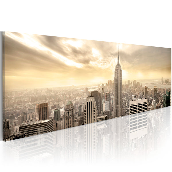 Poster - New York City unter den Wolken sconto