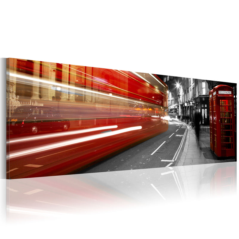 Quadro - London Rush Hour 120X40Cm Erroi-1