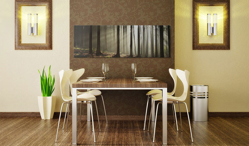 Quadro - Canvas Print - Morning in The Woods 120x40cm Erroi-2