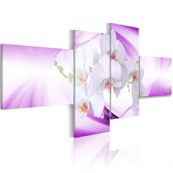 Rahmen - Delikatesse der Orchidee eingetaucht in Violett 100x45cm Erroi sconto