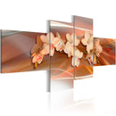 Quadro - Orchidea Bianca su Sfondo Autunnale 100X45Cm Erroi-1