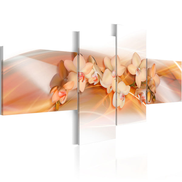 prezzo Leinwandbild - Erroi Orchidee Creme Blumen