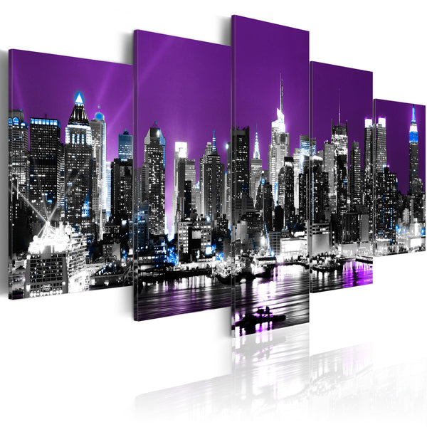 sconto Poster - New York - Big Apple bei Nachtfehlern