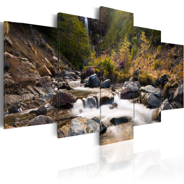 Bild - Wasserfall unter wilder Natur Erroi sconto