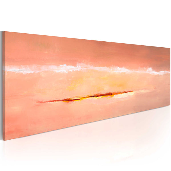 sconto Gemaltes Bild - Abstrakter Sonnenaufgang 100x40cm Erroi