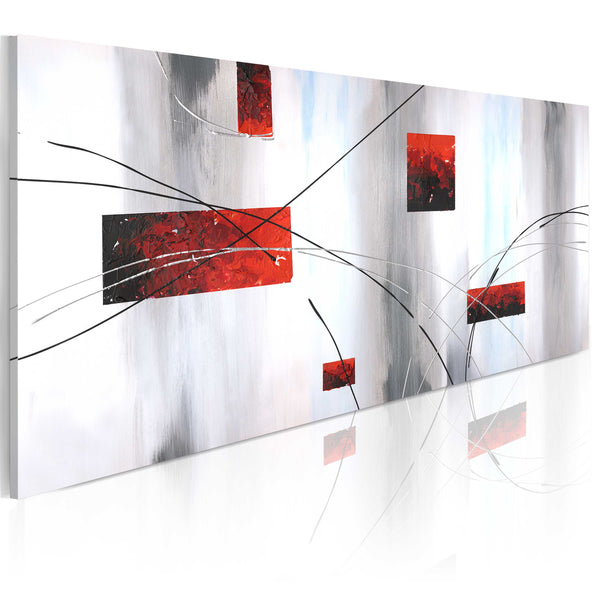 Gemaltes Bild - Geometrische Manifestation 100x40cm Erroi acquista