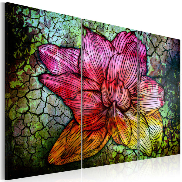 acquista Rahmen - Abstrakte schillernde Blume 60x40cm Erroi