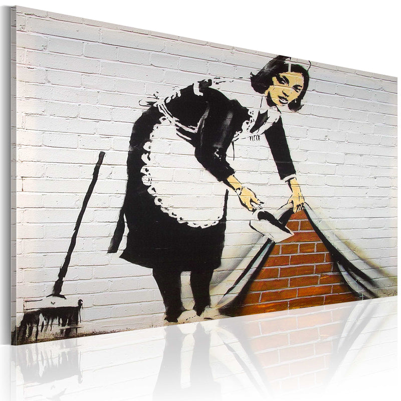 Quadro - Donna Delle Pulizie Banksy 60X40Cm Erroi-1