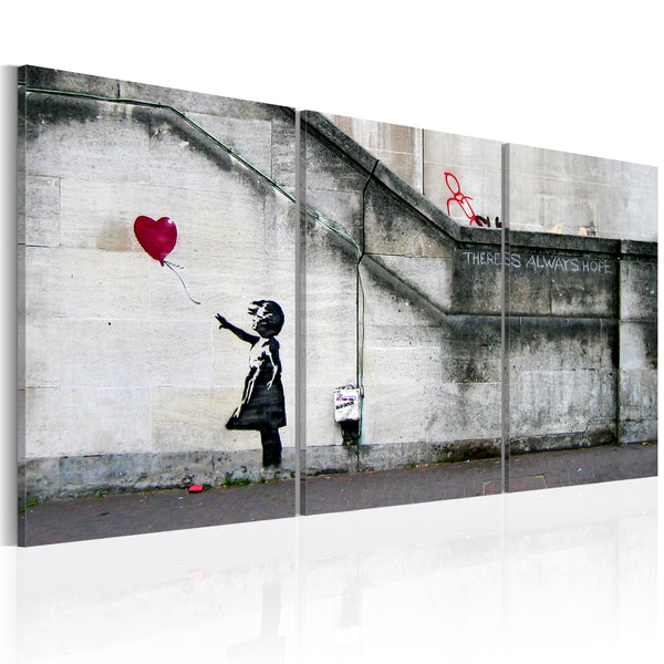 Malerei - Es gibt noch Hoffnung Banksy Trittico Erroi online