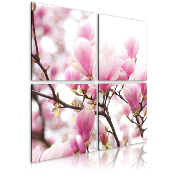 Leinwandbild - Magnolienbusch in voller Blüte Erroi sconto