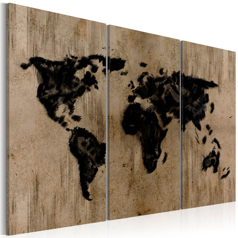 Quadro - Mysterious Map Of The World 60X40Cm Erroi-1