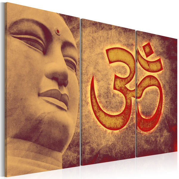 sconto Leinwandbild - Buddha - Erroi-Symbol