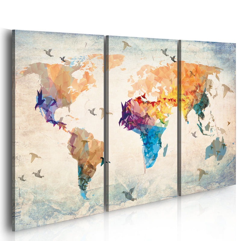 Quadro - Free As a Bird - Triptych 60X40Cm Erroi-1