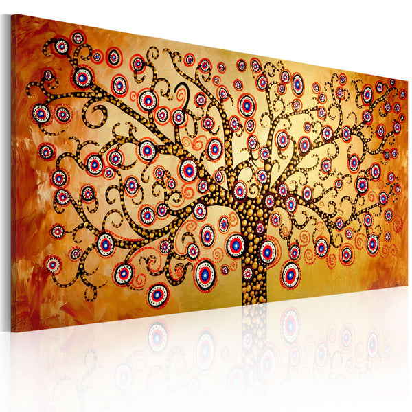 prezzo Gemaltes Bild - Purple Tree 120x60cm Erroi