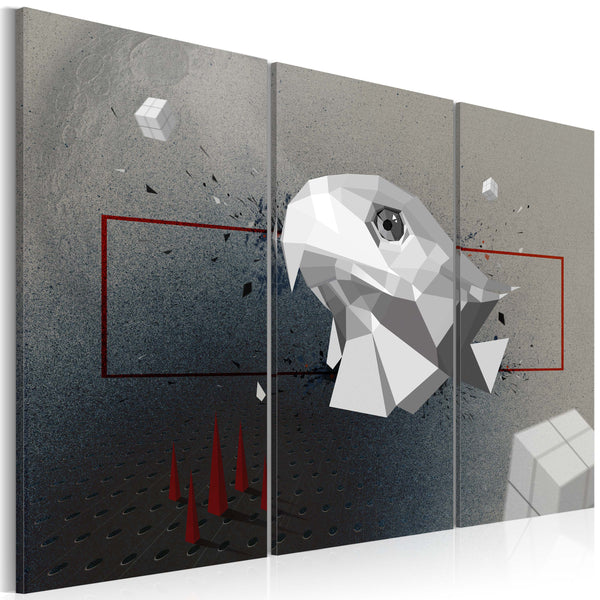 sconto Leinwandbild - Adler - 3D - Triptychon Erroi