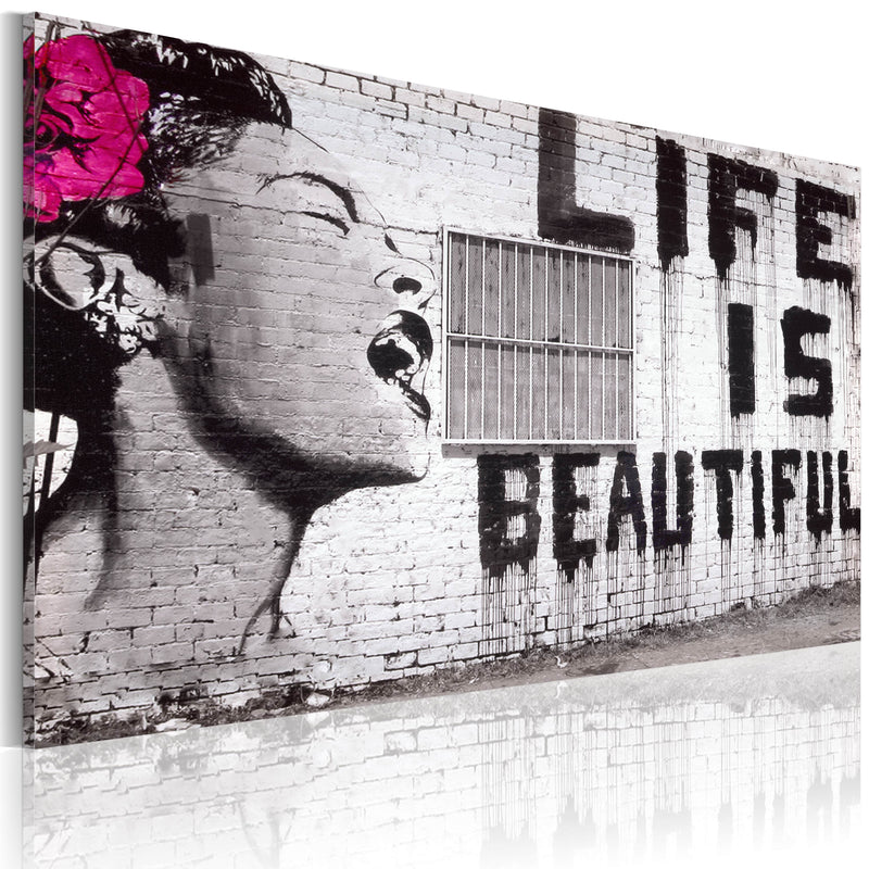 Quadro - Life Is Beautiful 60X40Cm Erroi-1