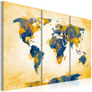 Quadro - Four Corners Of The World - Triptych 60X40Cm Erroi-1