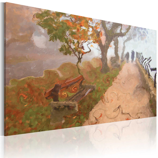 Rahmen - Herbstpromenade 60x40cm Erroi sconto