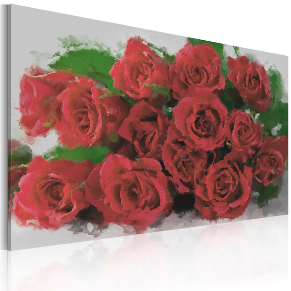 Bild - Rot Rote Rosen 60x40cm Erroi online