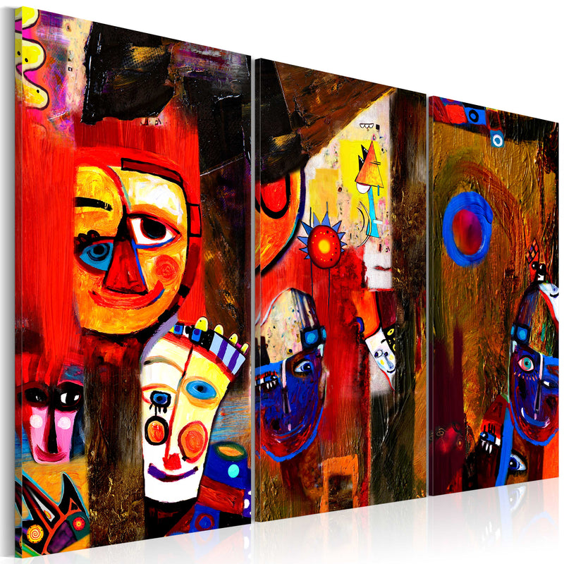 Quadro Dipinto - Abstract Carnival 120x80cm Erroi-1