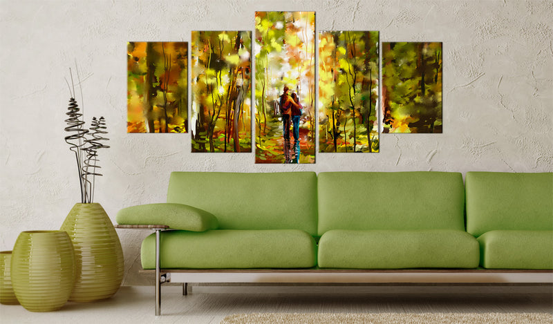 Quadro - Passeggiata Romantica 100X50Cm Erroi-2