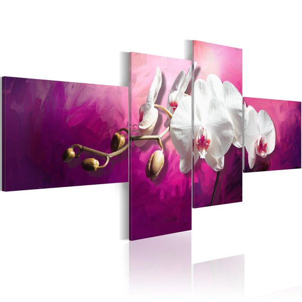 sconto Rahmen - Orchideen in Lila 100x45cm Erroi