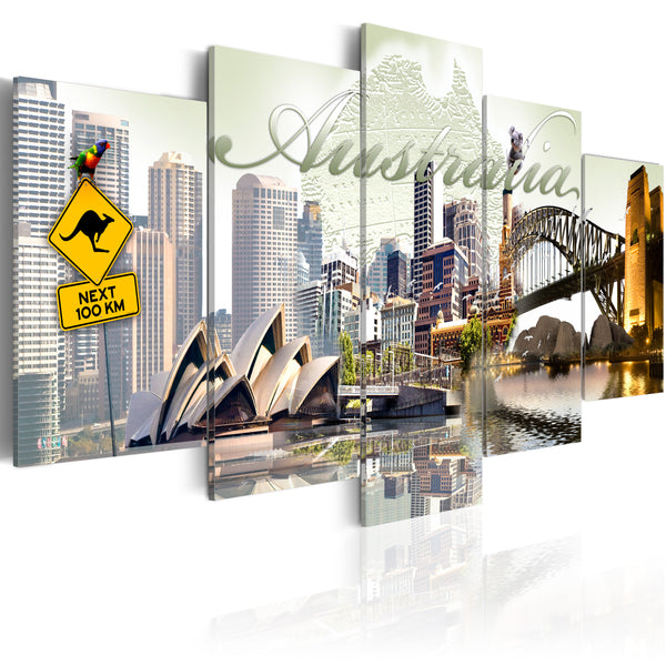 acquista Poster - Willkommen in Australien! 100x50cm Fehler