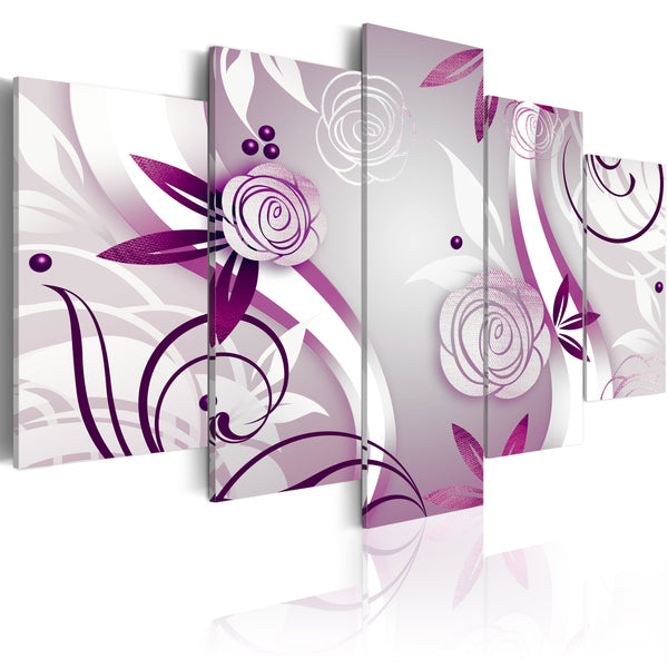 Leinwandbild - Rose Farbe Viola Erroi sconto