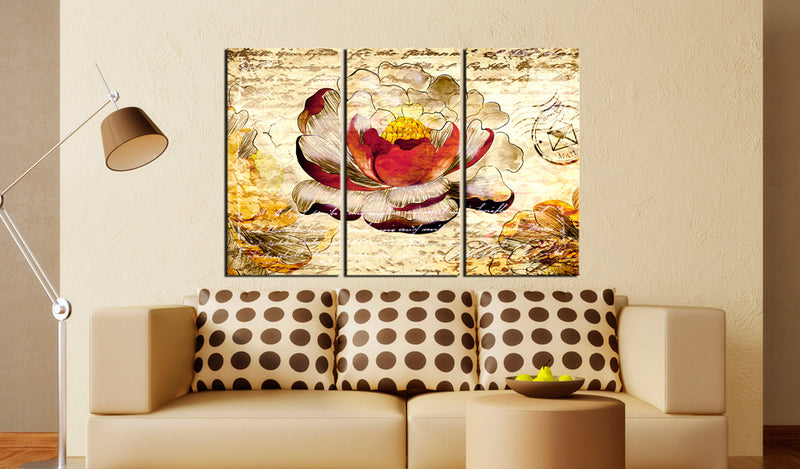 Quadro - Fiori in Stile RetrÃ² 60X40Cm Erroi-2