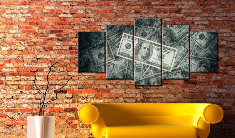 Quadro - Money, Money 100x50cm Erroi-2