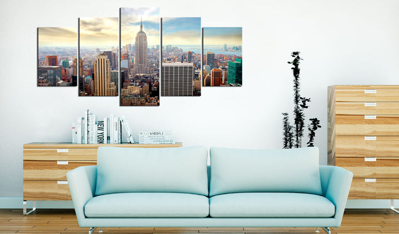 Quadro - Mattinata a New York 100X50Cm Erroi-2