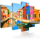 Quadro - Waterfront in Rainbow Colors 100X50Cm Erroi-1